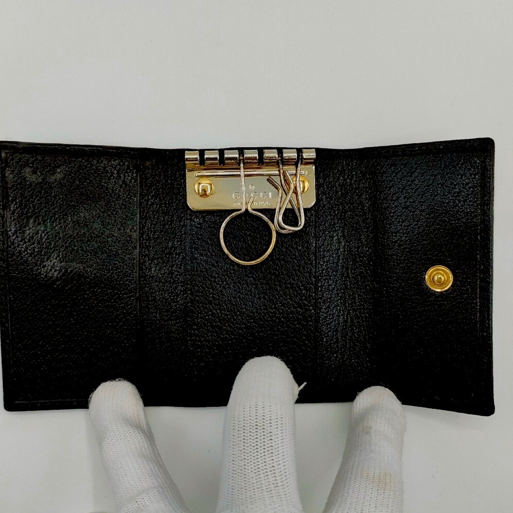 Gucci Sherry Line Key Holder Vintage - Picture 10 of 11